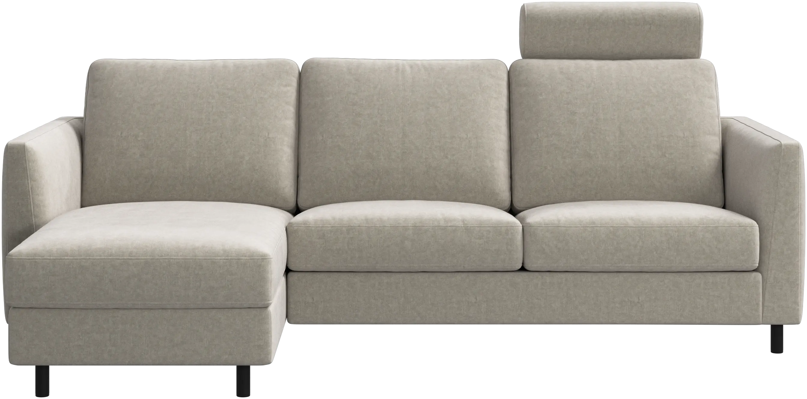 Indivi sofa with chaise longue left