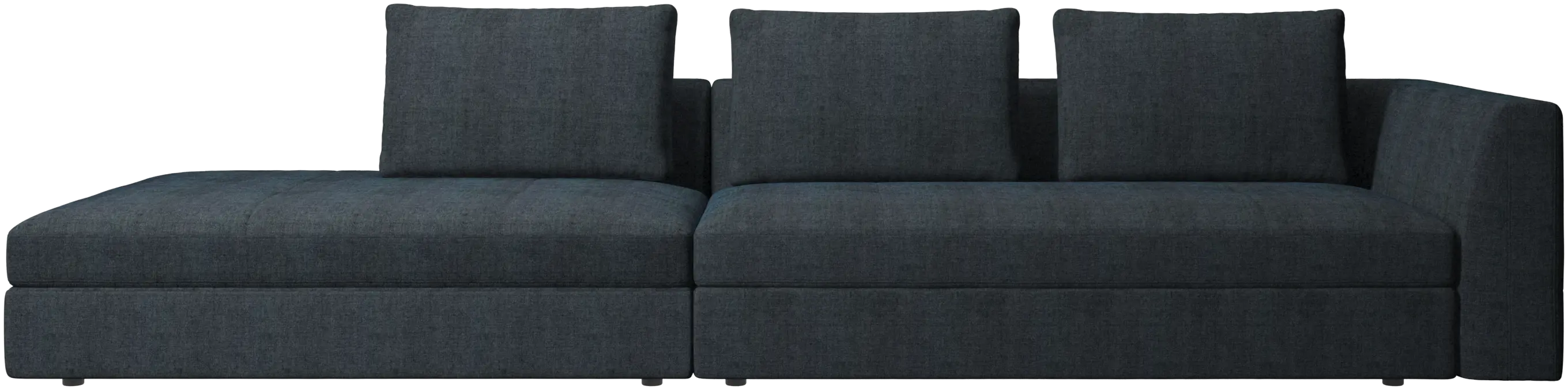 Bergamo sofa with lounging unit