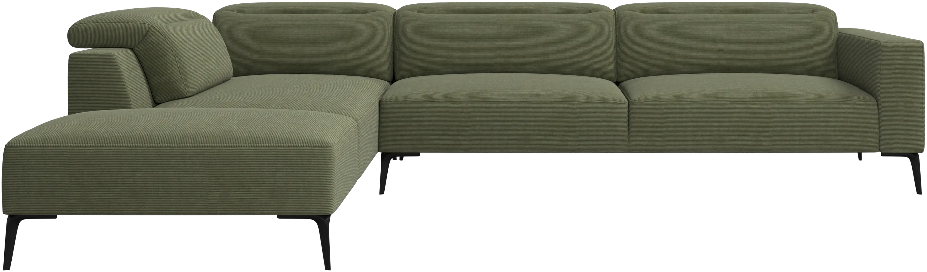 Zürich corner sofa with lounging unit