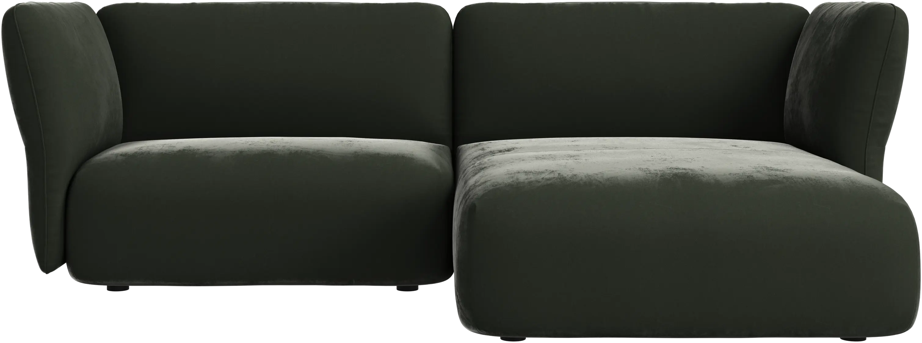 Paraggi 1.5-seater with chaise longue right