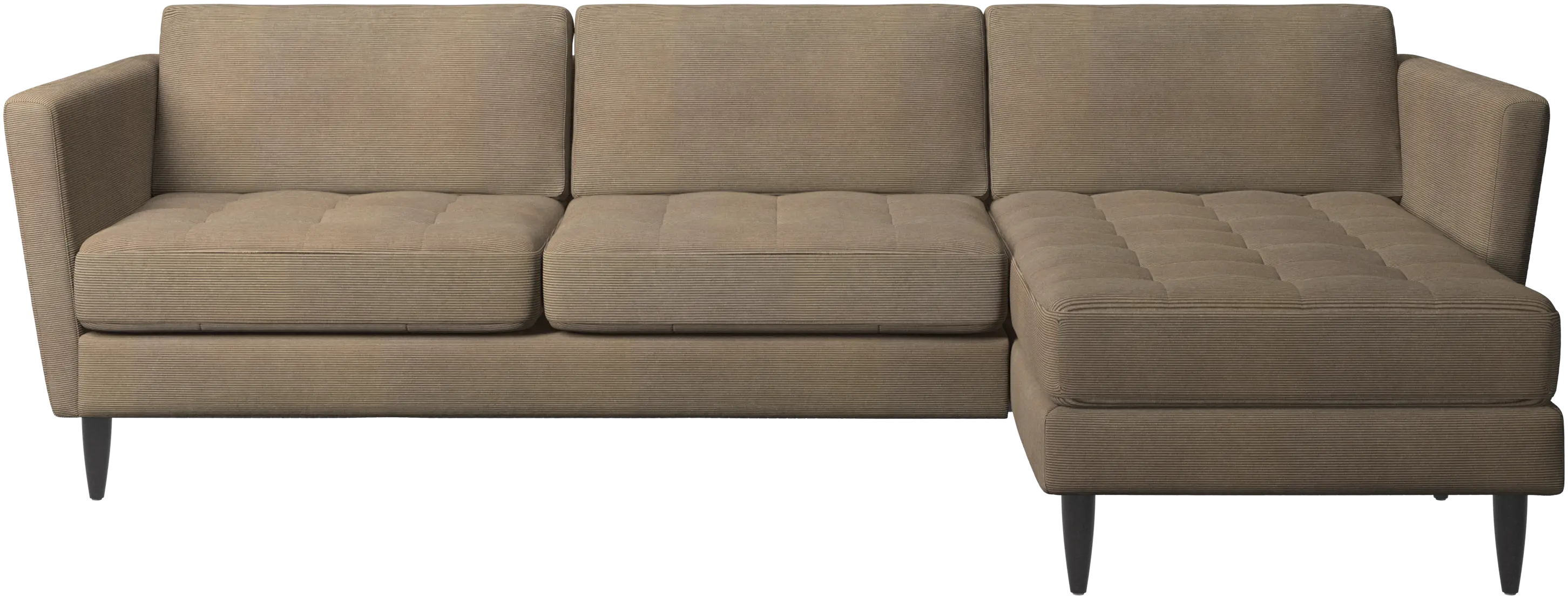 Osaka sofa with resting unit, tufted seat