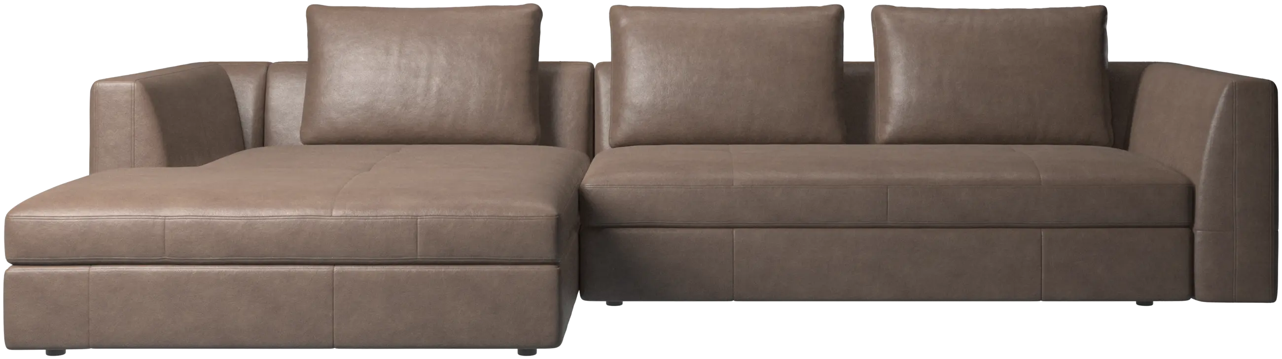 Bergamo sofa with resting unit