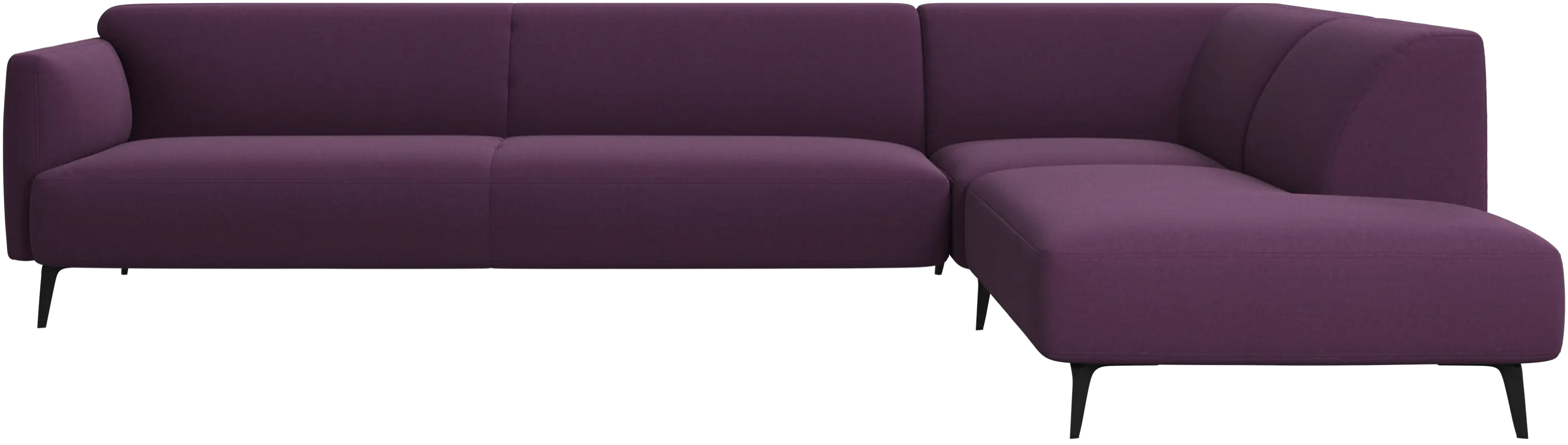 Modena corner sofa with lounging unit