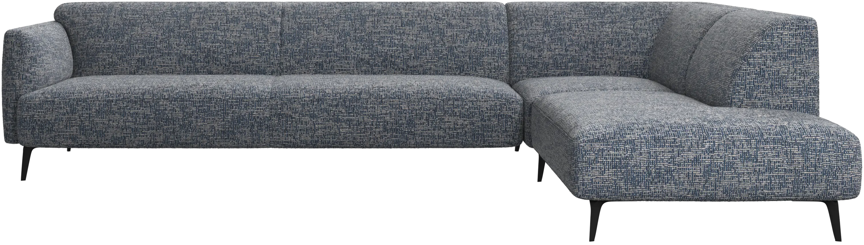 Modena corner sofa with lounging unit