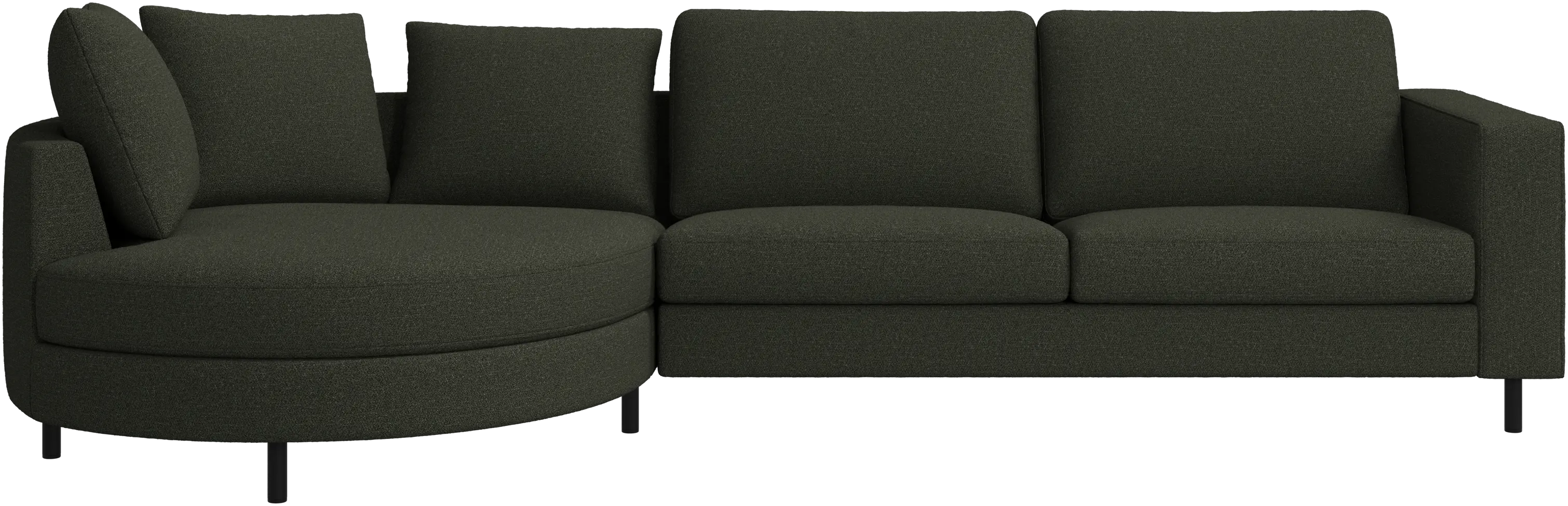 Indivi sofa with chaise longue left