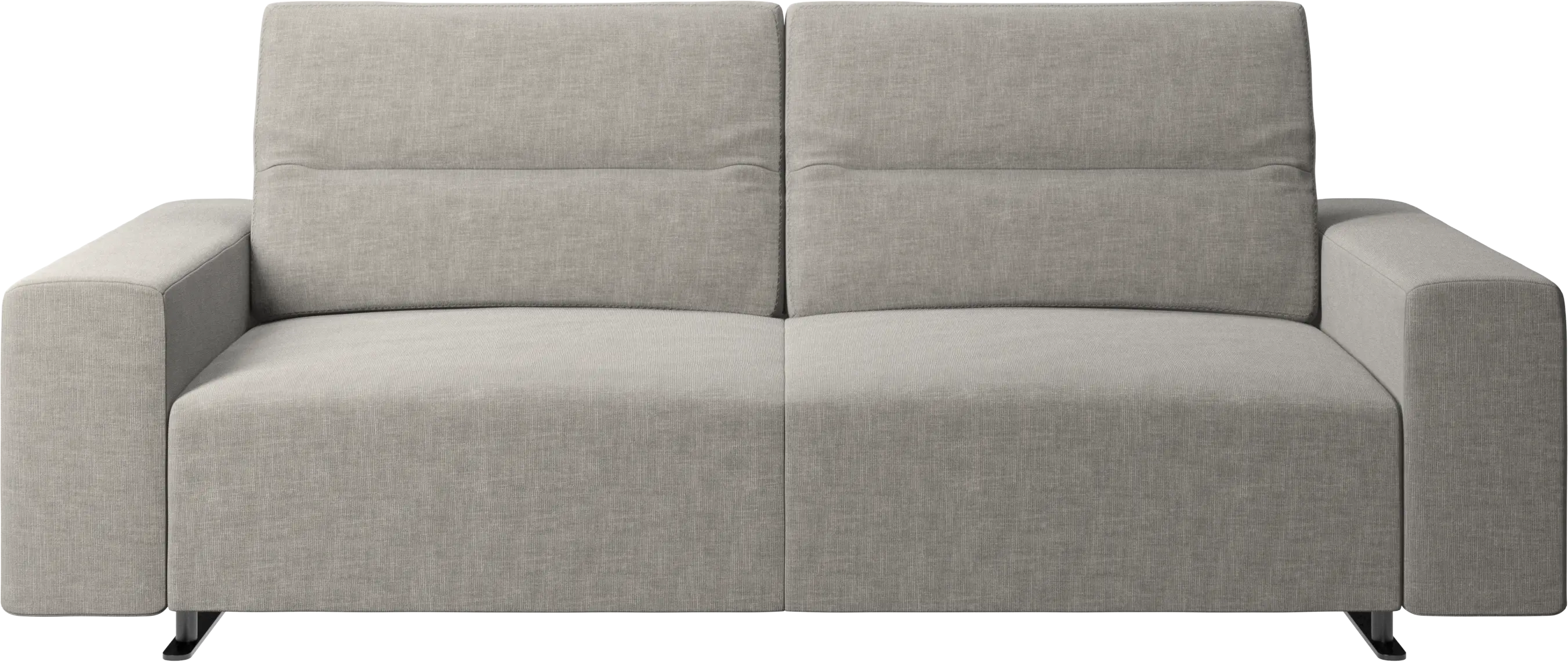 Hampton sofa with adjustable back and storage on the left side