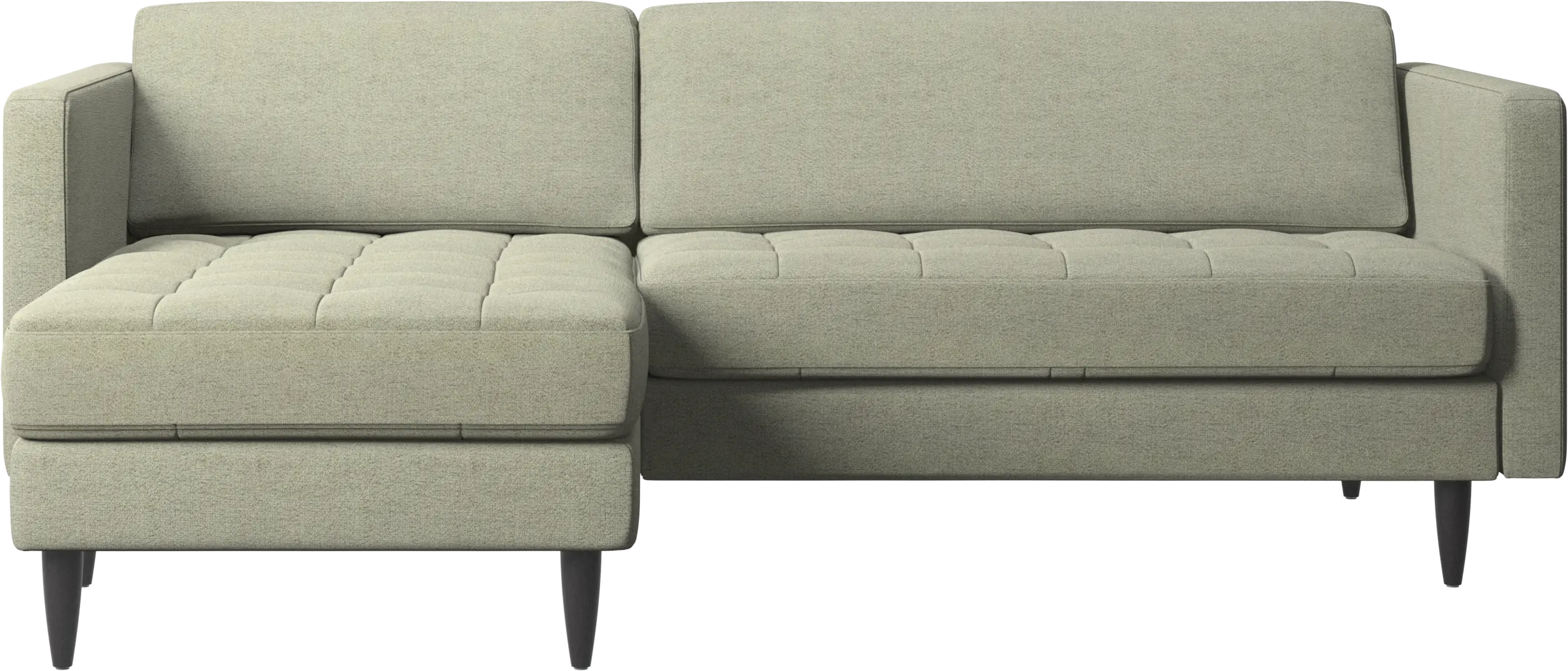 Osaka sofa with resting unit, tufted seat