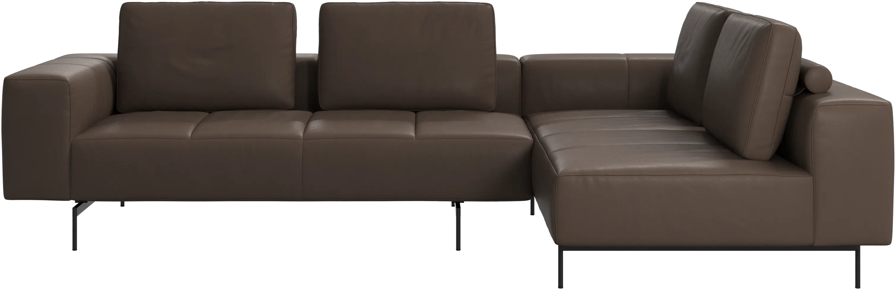 Amsterdam corner sofa with lounging unit