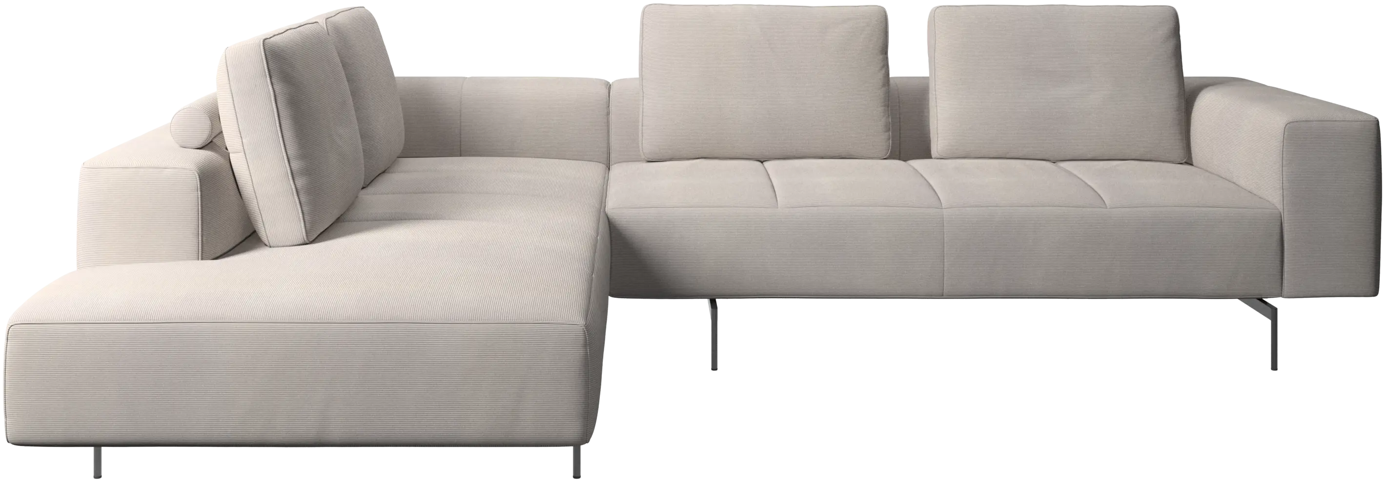 Amsterdam corner sofa with lounging unit