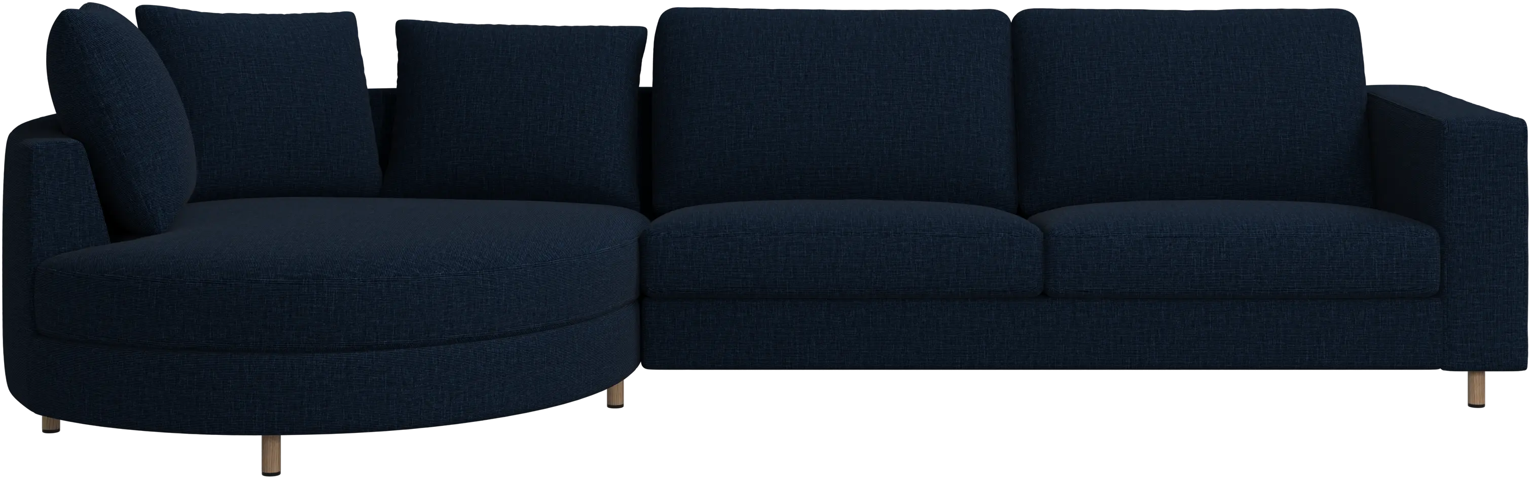 Indivi sofa with chaise longue left