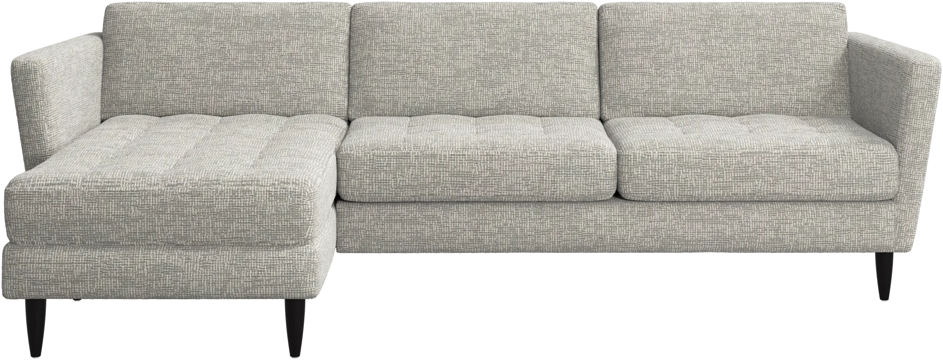 Osaka sofa with resting unit, tufted seat