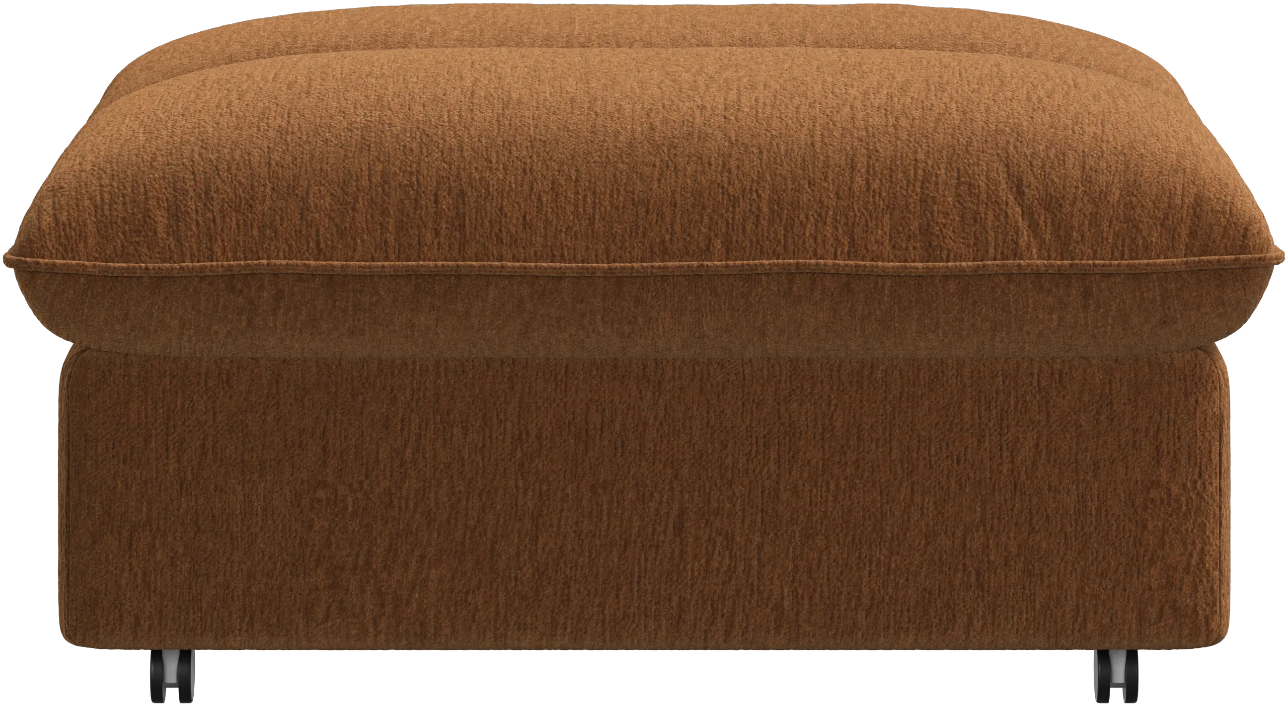 Southampton pouffe on wheels with storage