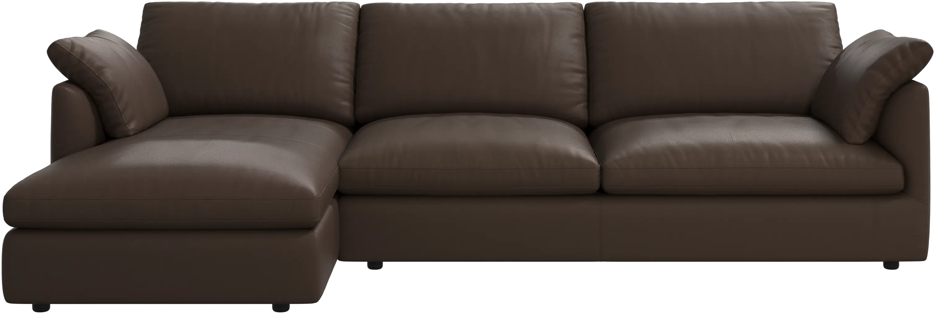 Milano sofa with chaise longue left