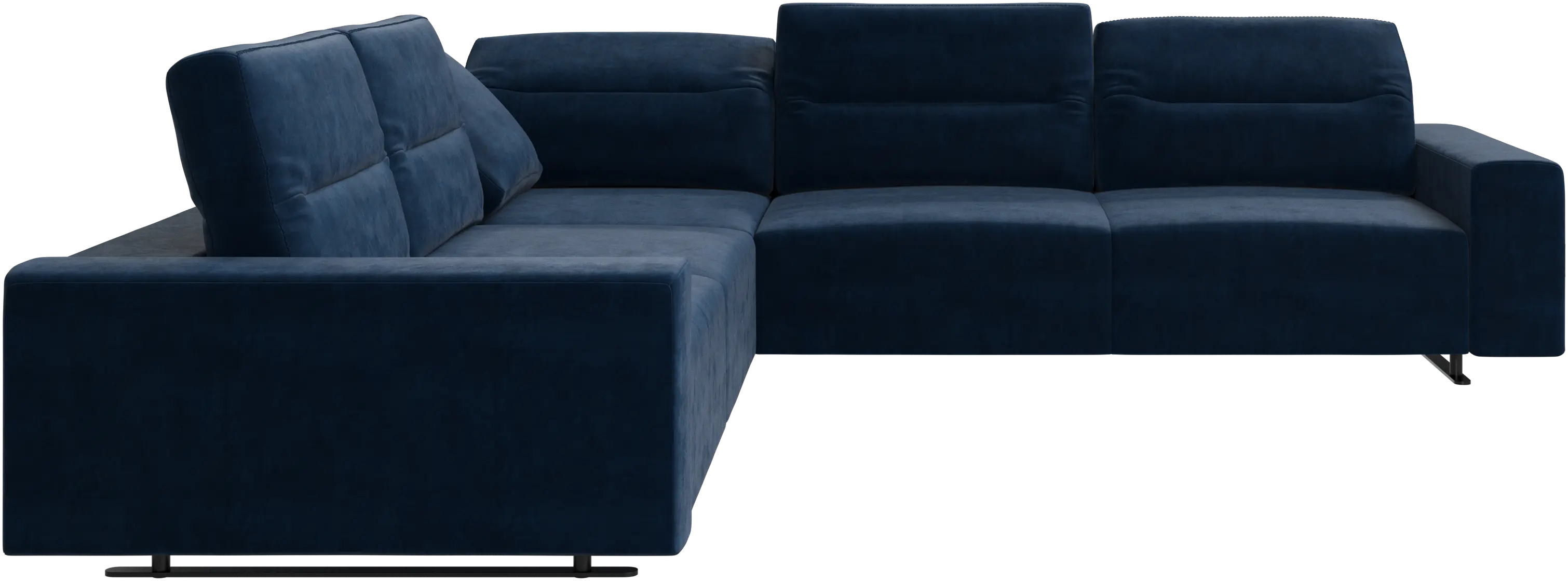 Rohová sedačka Hampton s nastaviteľhou chrbtovou opierkou