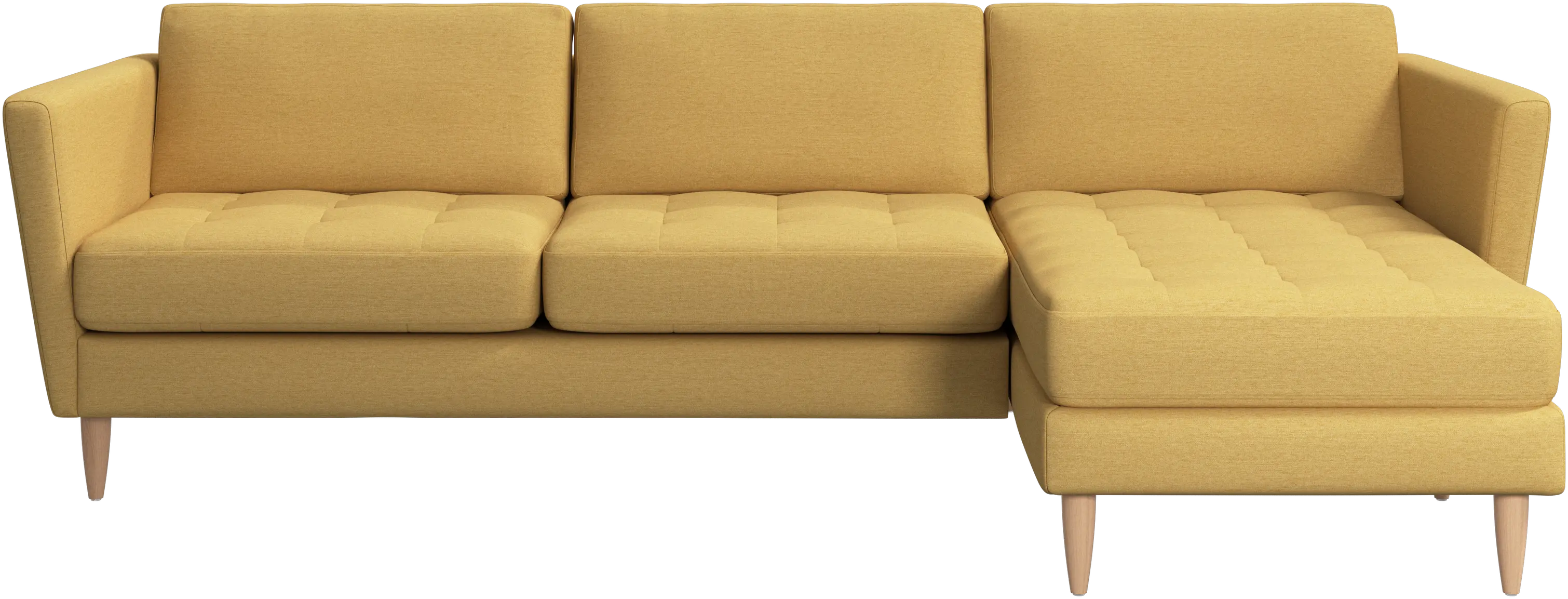 Osaka sofa with resting unit, tufted seat