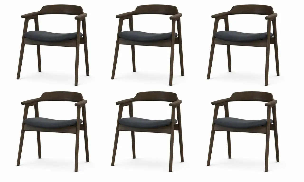 Dining chairs Seoul Dining Chairs, set of 6 (DCWH062). 35 % OFF - SAVE £1984