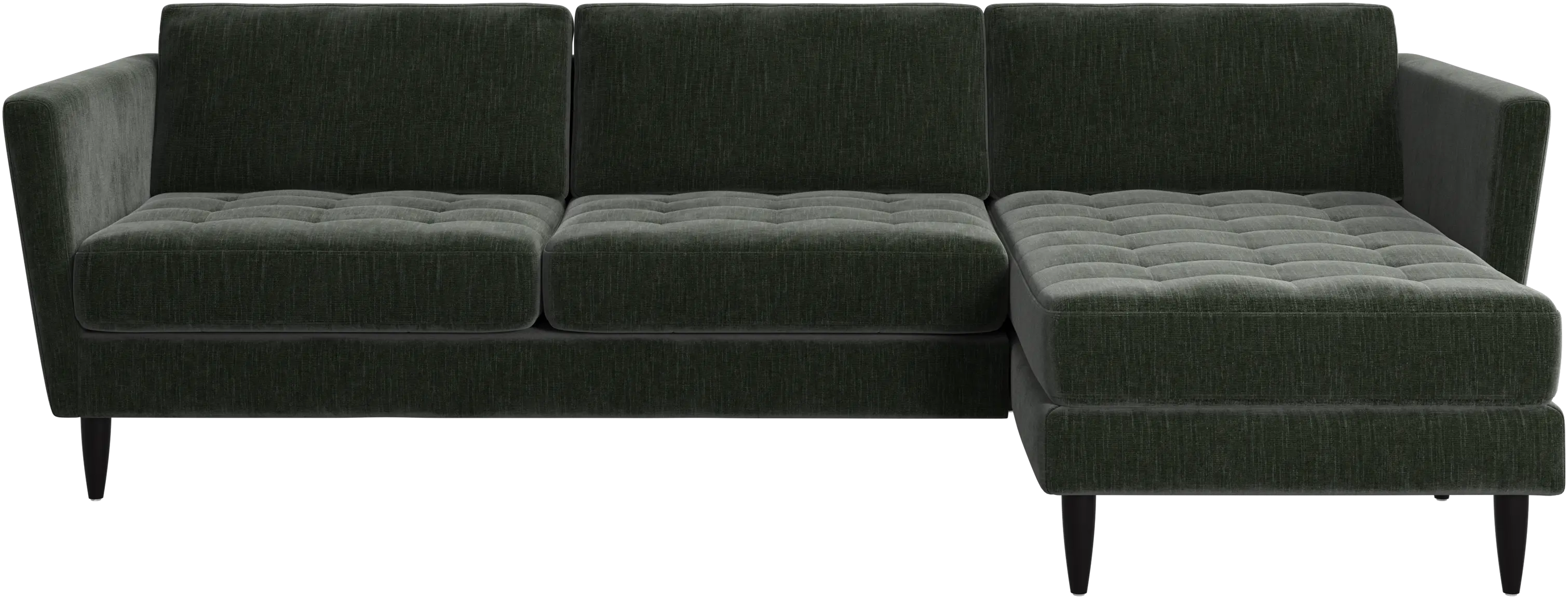 Osaka sofa with resting unit, tufted seat