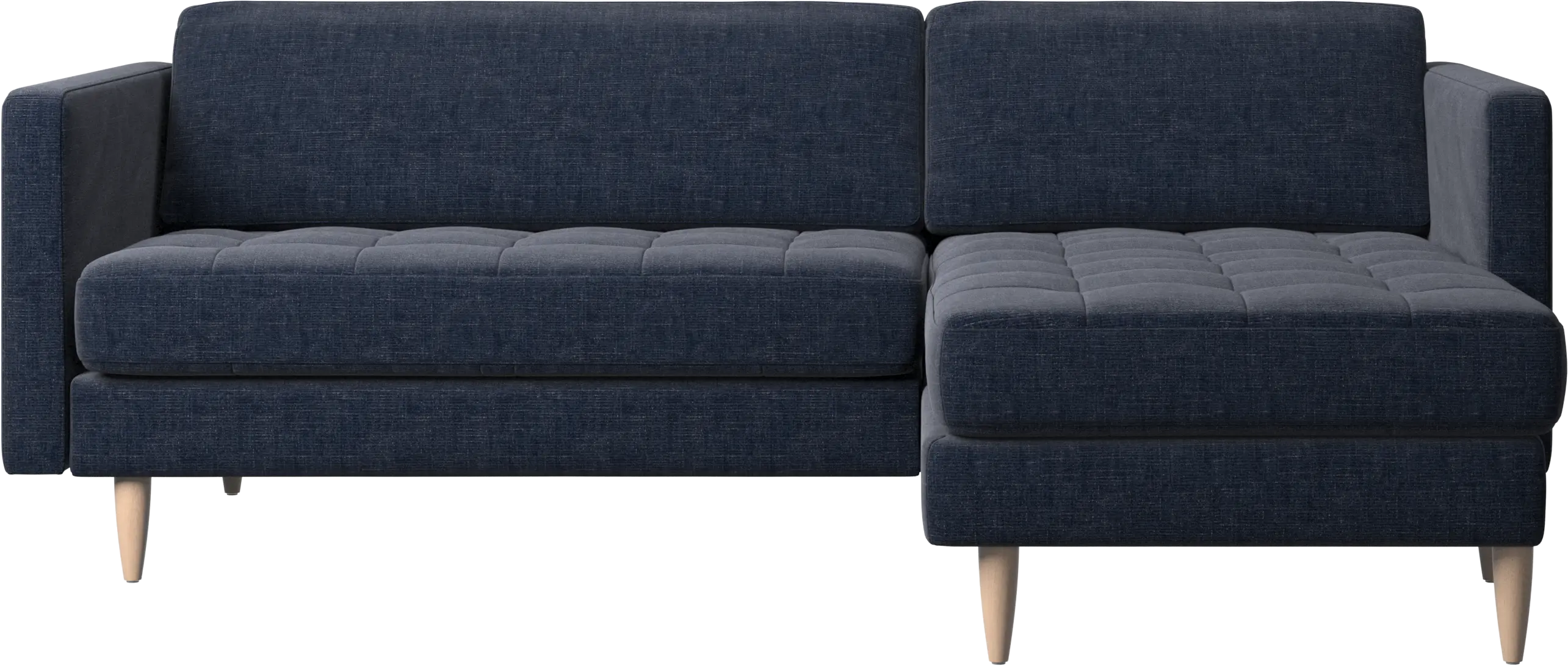 Osaka sofa with resting unit, tufted seat