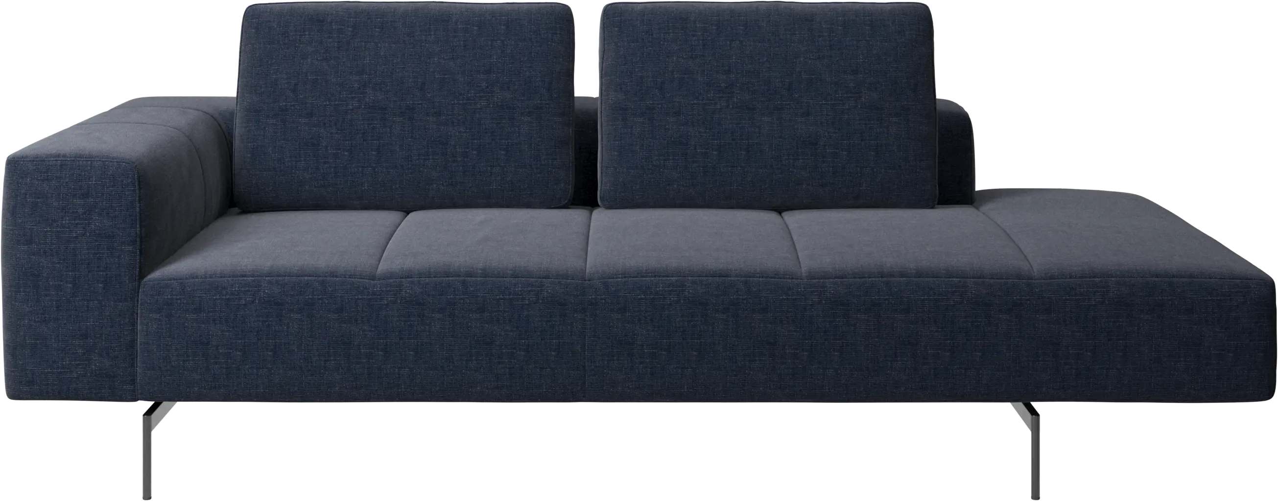 Amsterdam relaxačný modul s opierkou rúk vľavo, otvorený koniec vpravo