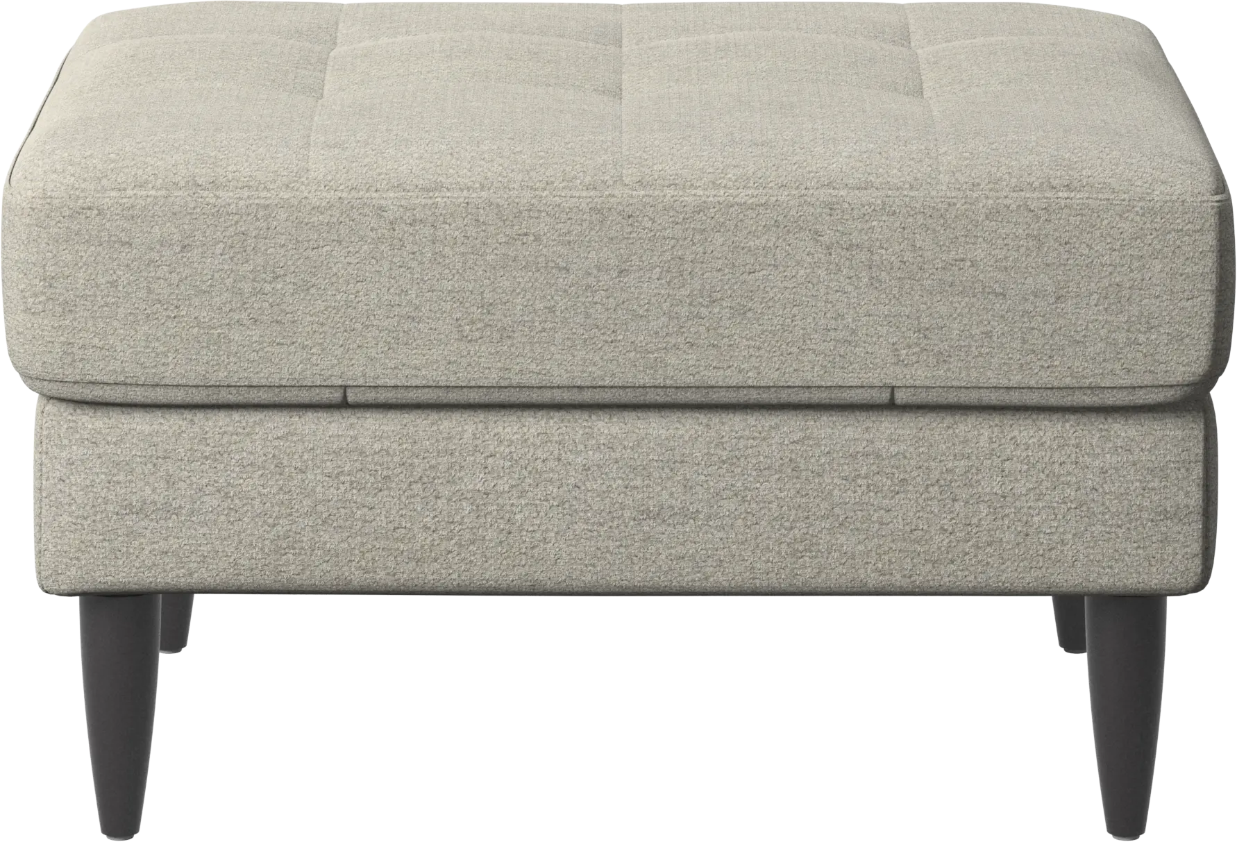 Osaka footstool, tufted seat