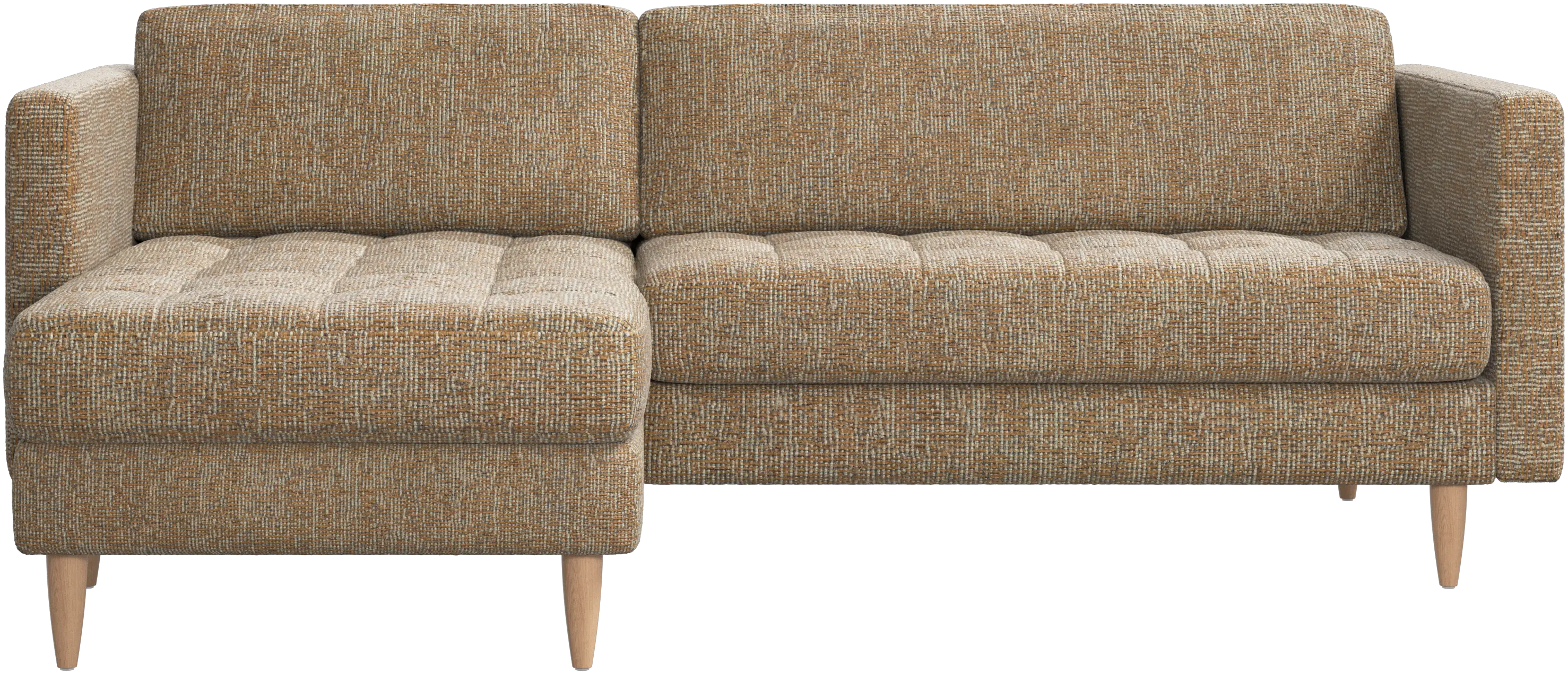 Osaka sofa with resting unit, tufted seat