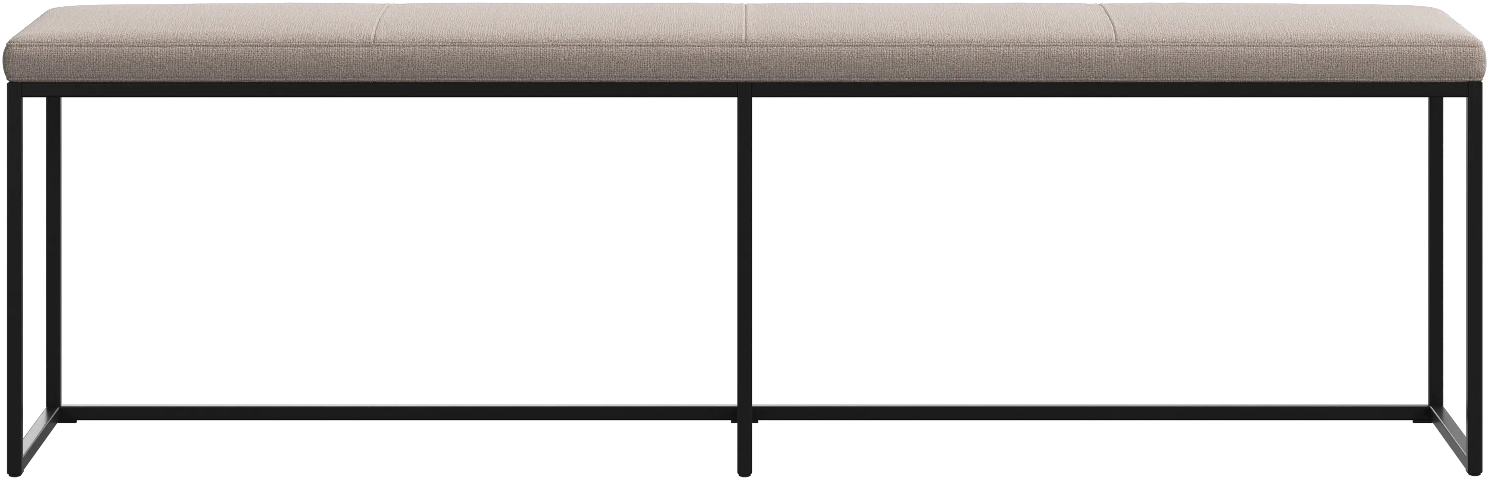 Banco largo London con cojín