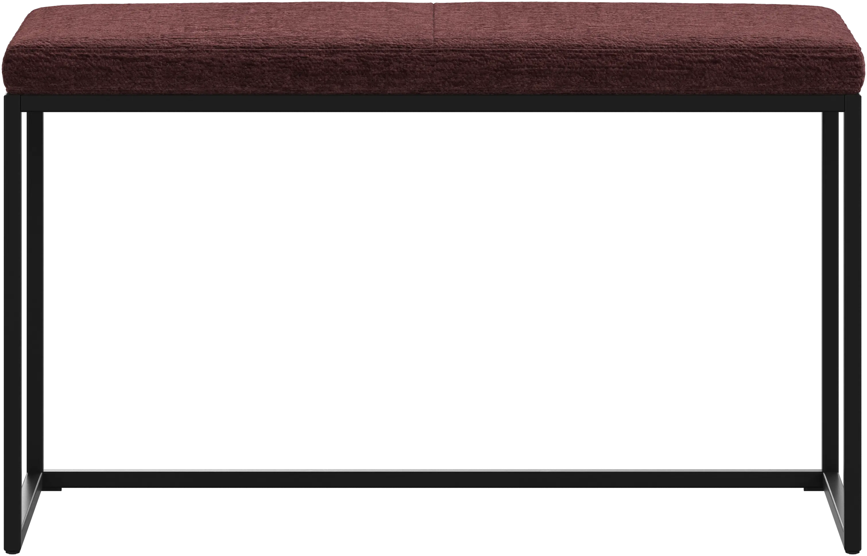 London kleine Bank mit Kissen