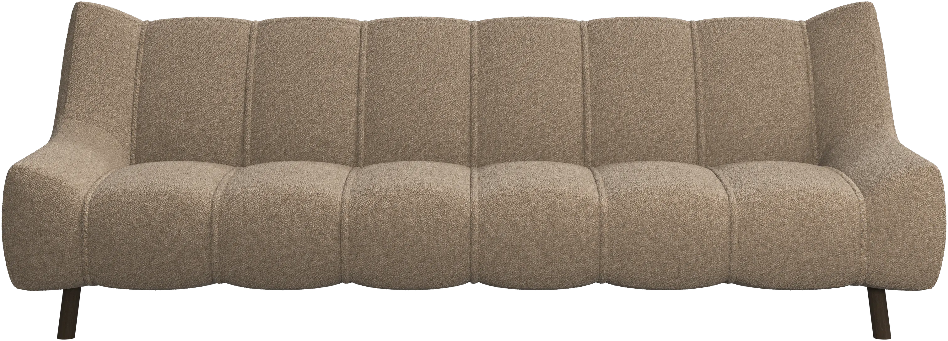 Nawabari 3 seater sofa, wooden leg