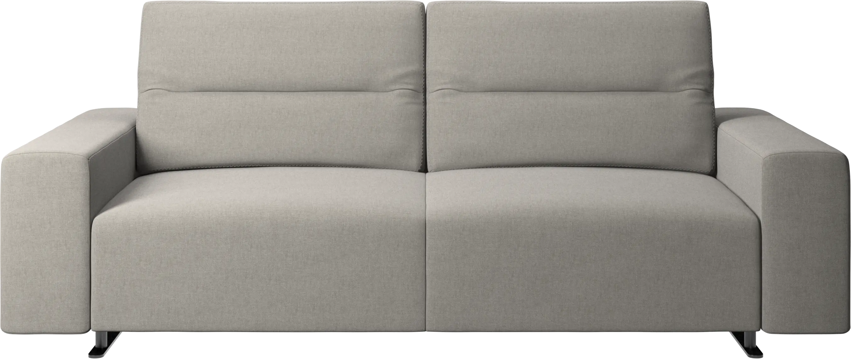 Hampton sofa with adjustable back and storage on the left side