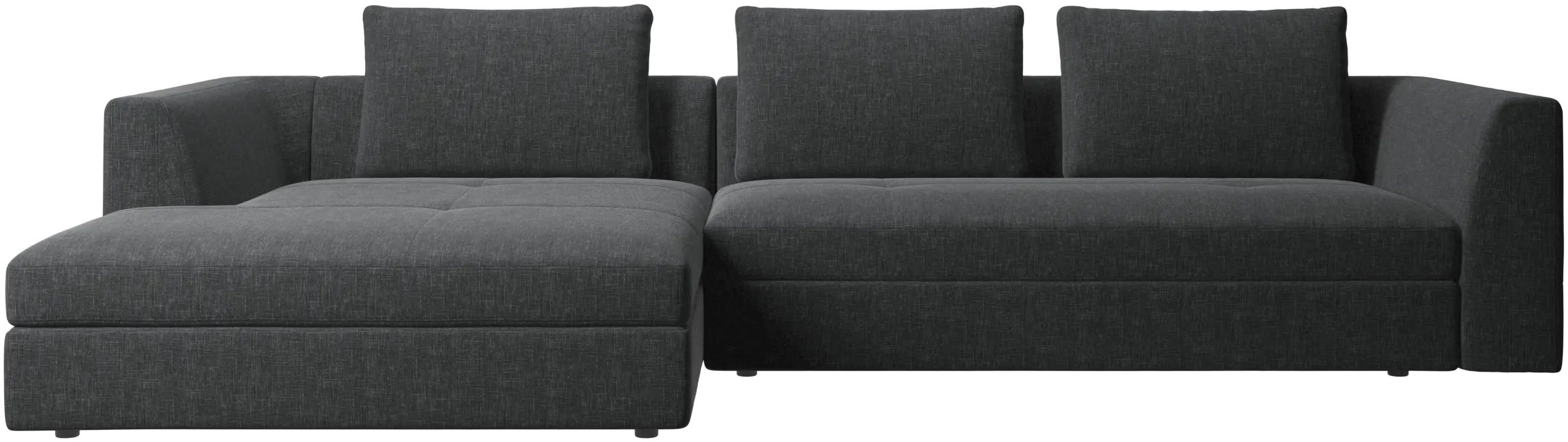 Bergamo sofa with resting unit