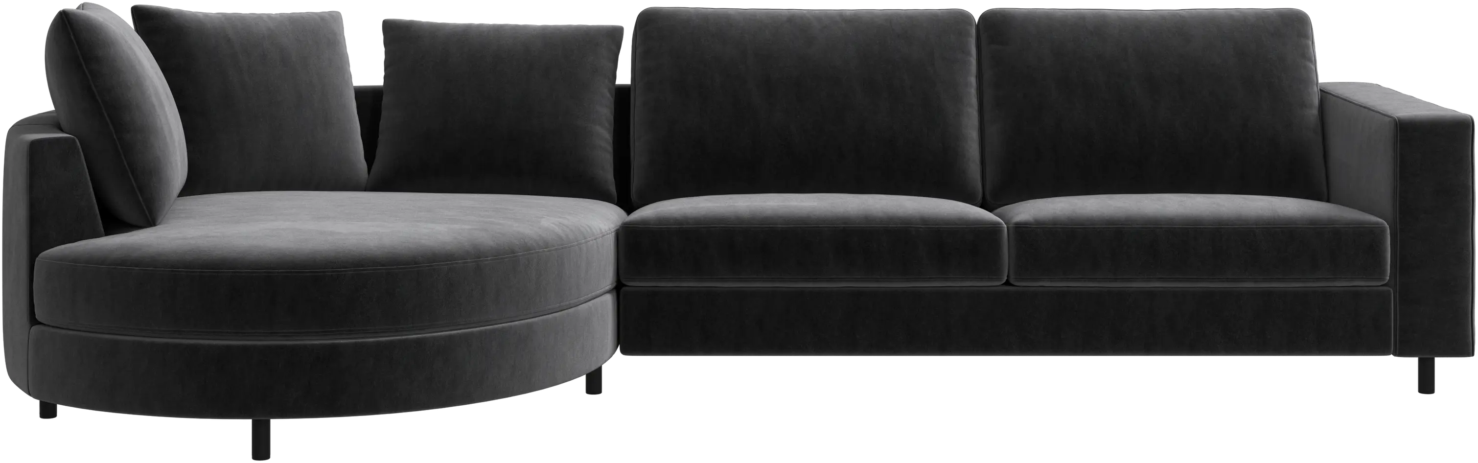 Indivi sofa with chaise longue left