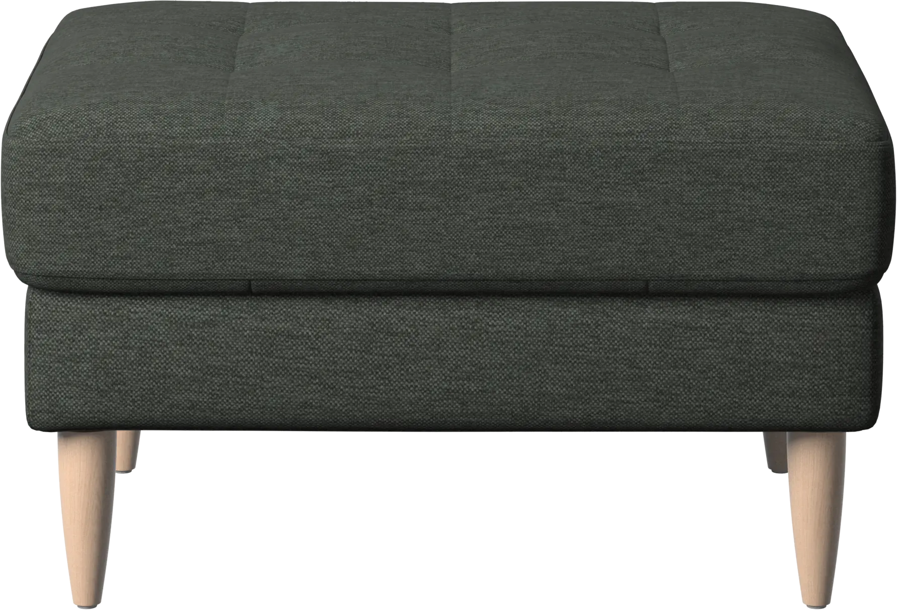Osaka footstool, tufted seat