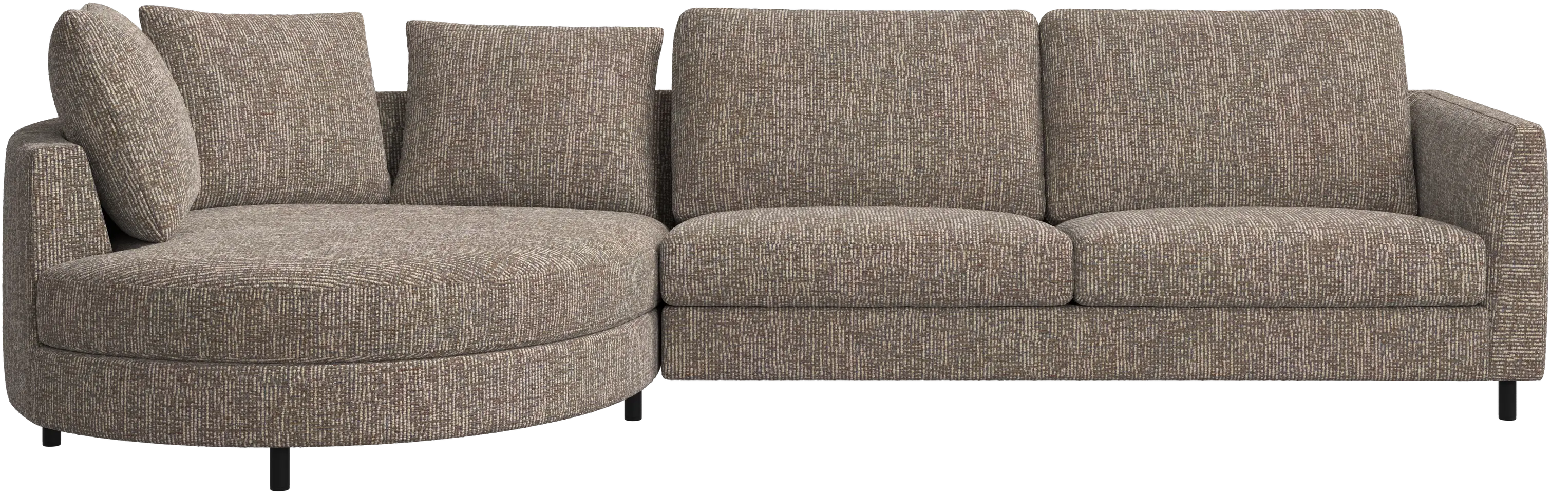 Indivi sofa with chaise longue left