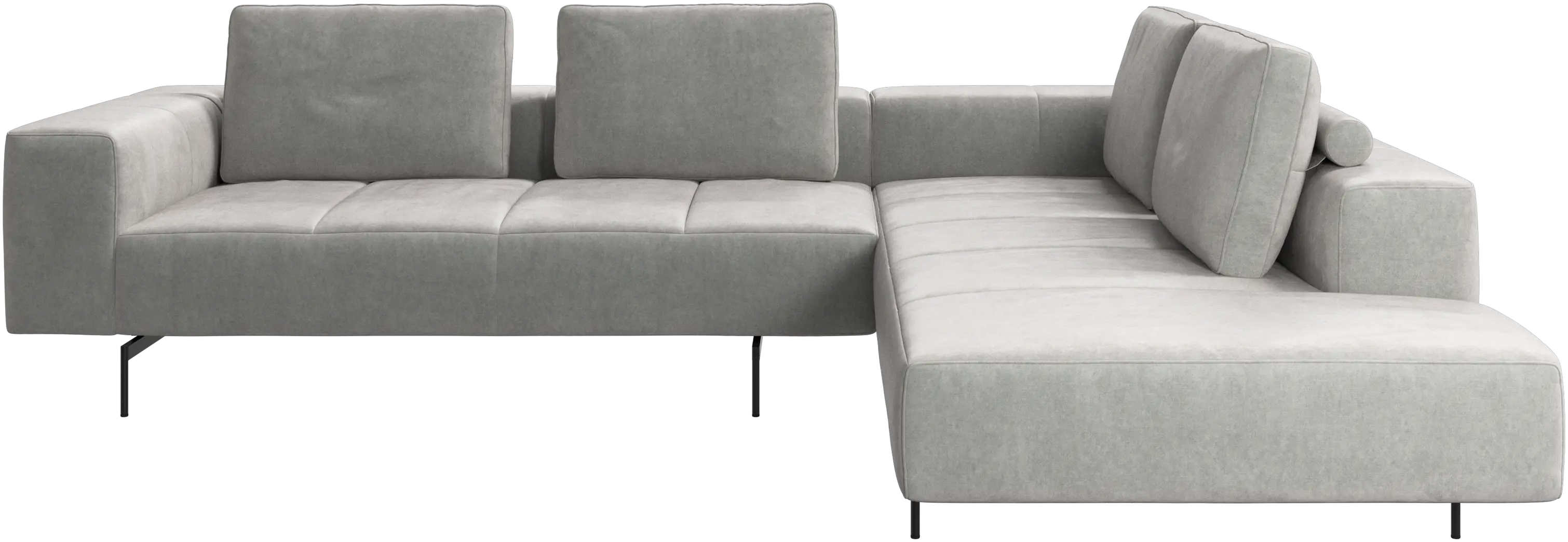 Amsterdam corner sofa with lounging unit