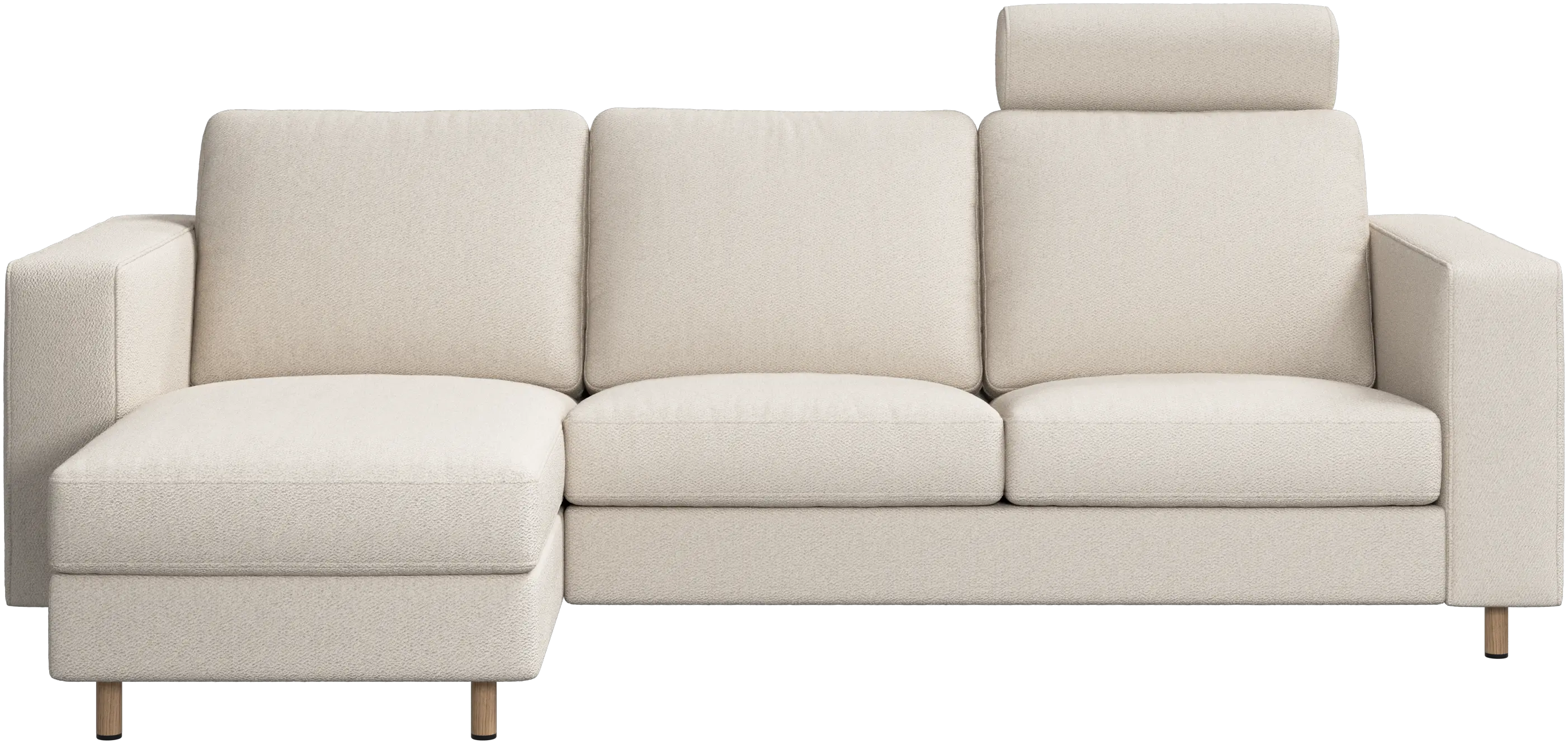 Indivi sofa with chaise longue left
