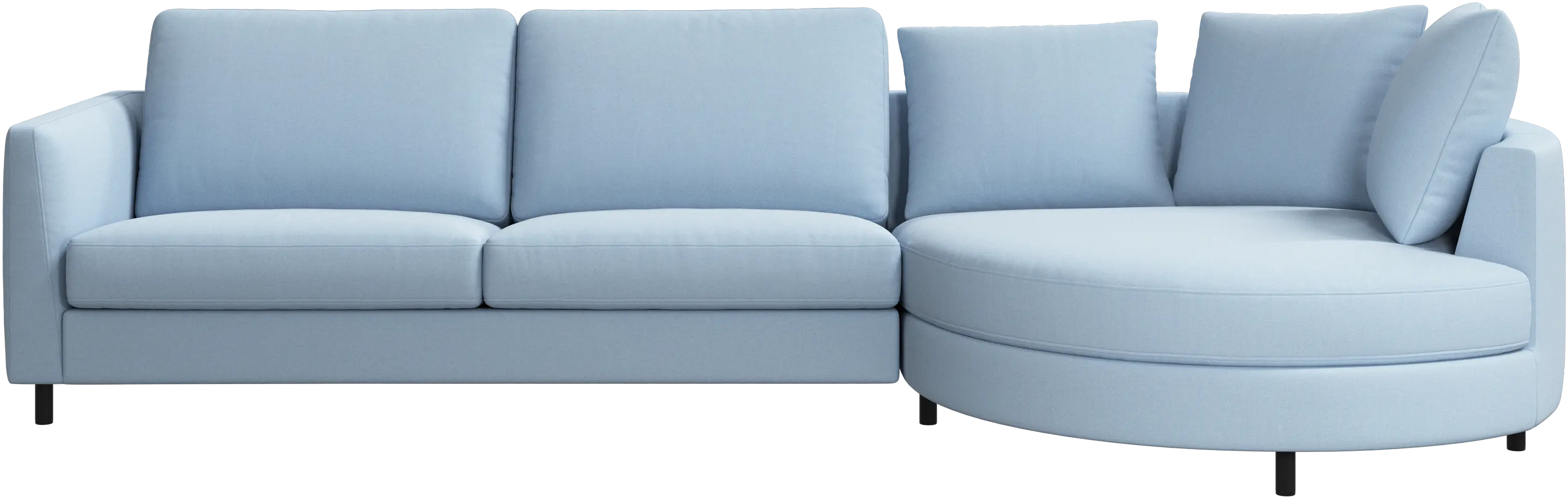 Sofá Indivi con módulo chaise-longue a la derecha