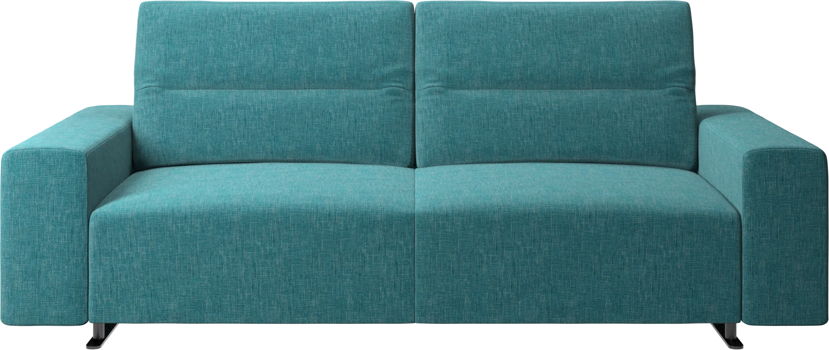 Hampton sofa with adjustable back and storage on the left side