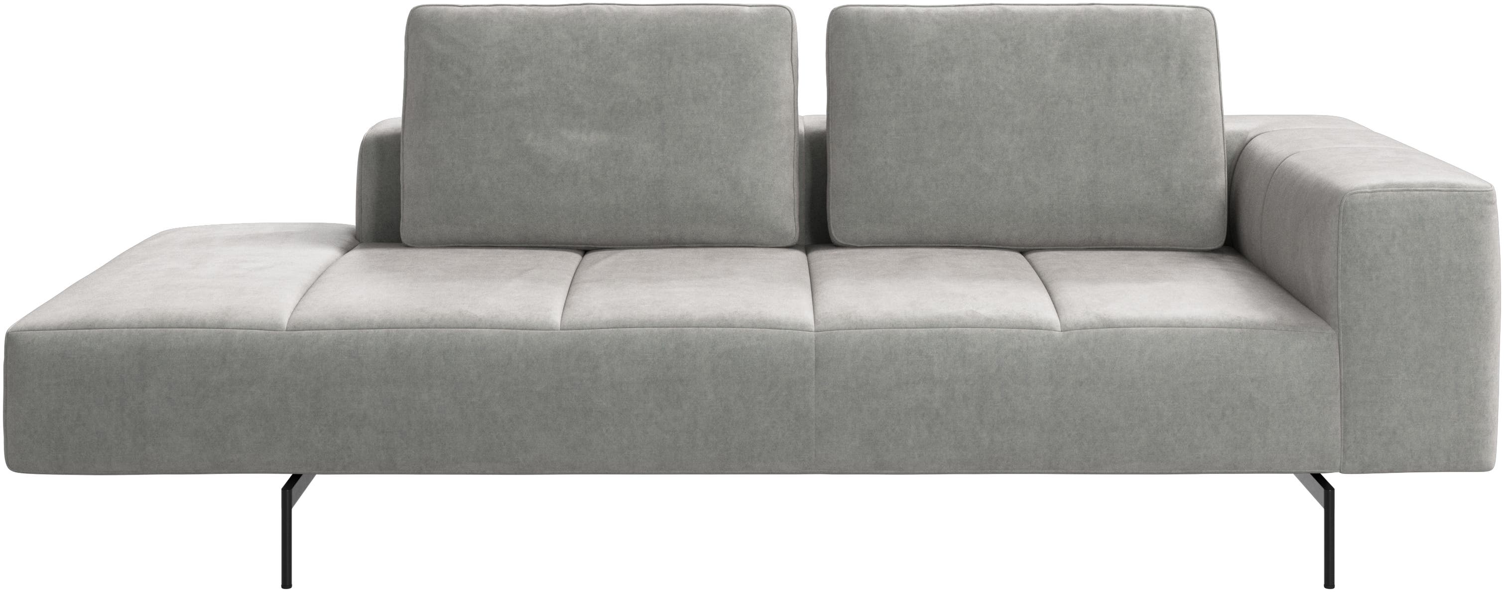 Amsterdam módulo de descanso para sofá, apoio de braço á direita, aberto á esquerda