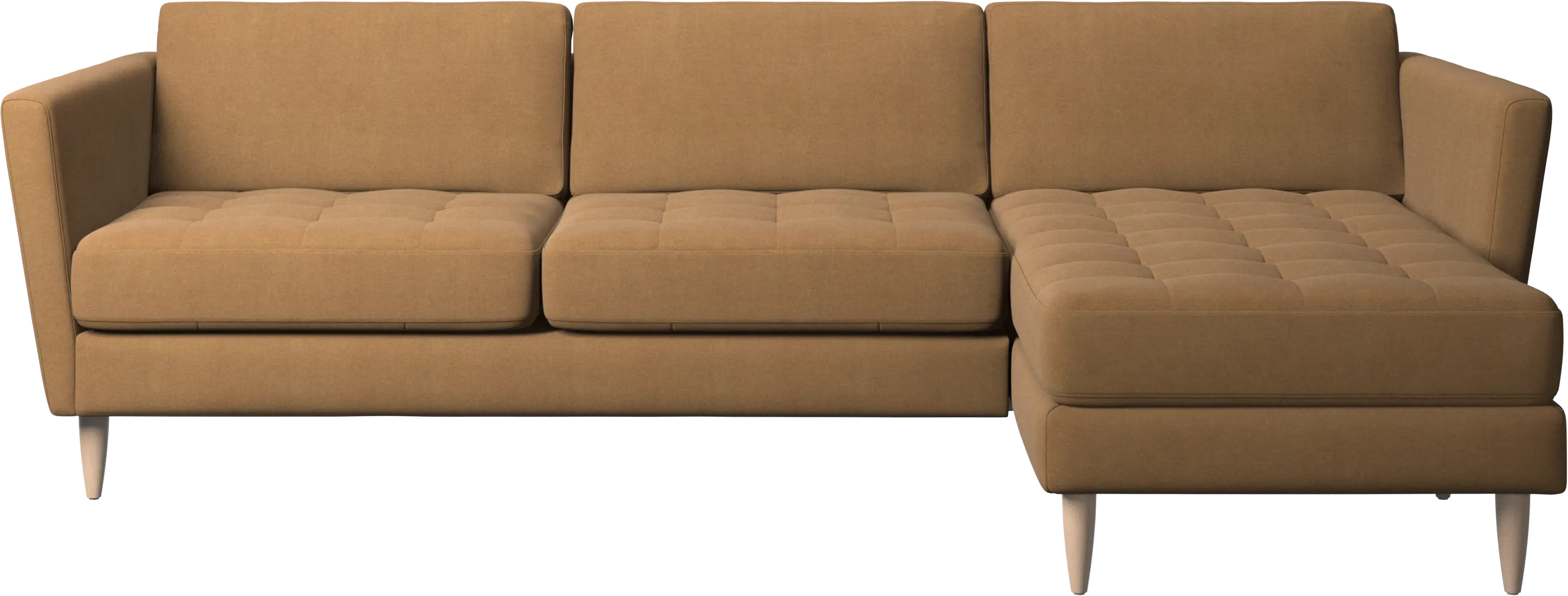 Osaka sofa with resting unit, tufted seat
