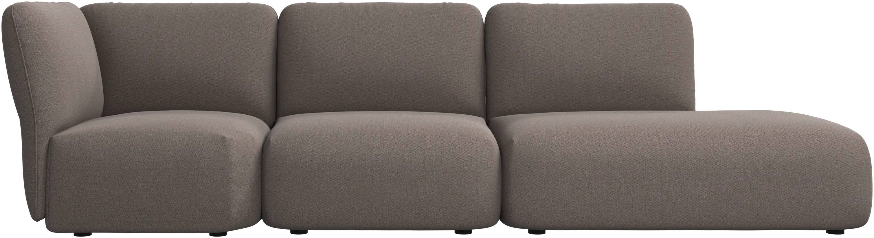 Paraggi sofa with lounging unit left