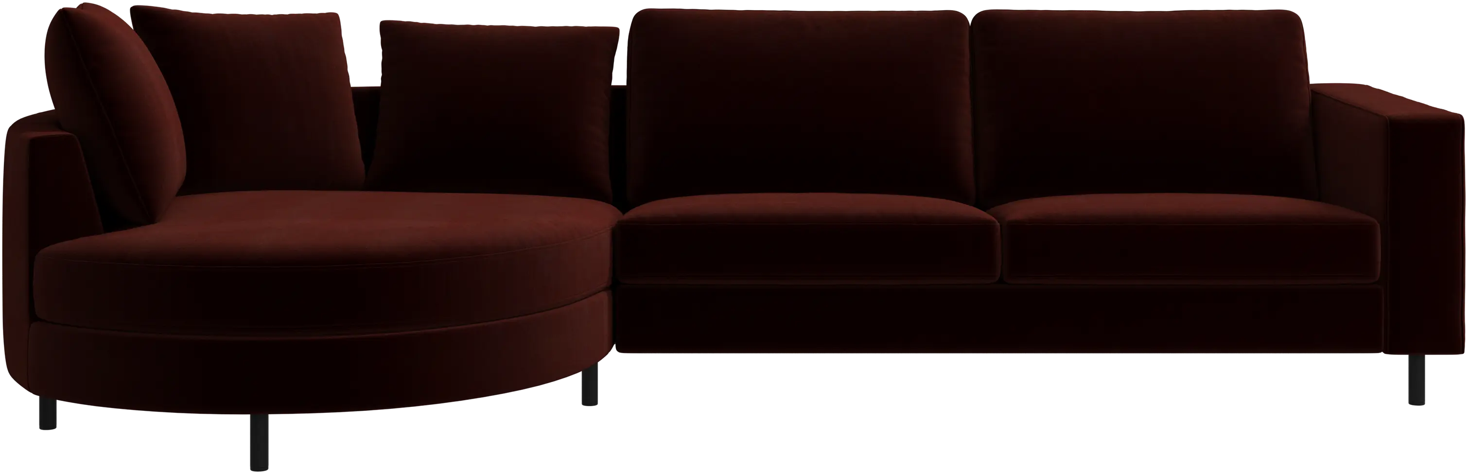 Sofá Indivi con módulo chaise-longue a la izquierda