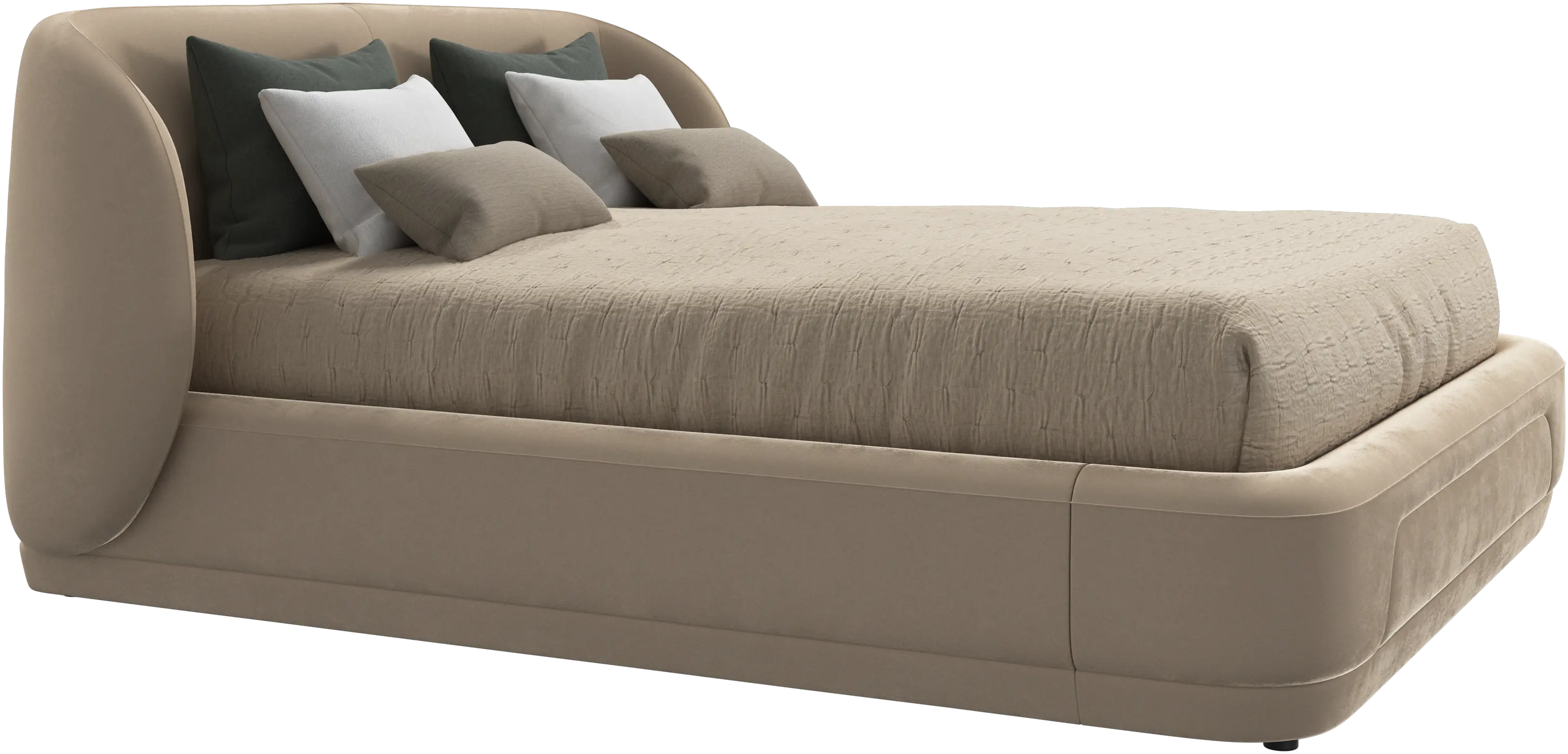 Bolzano bed with slats  - W152,5xL200cm