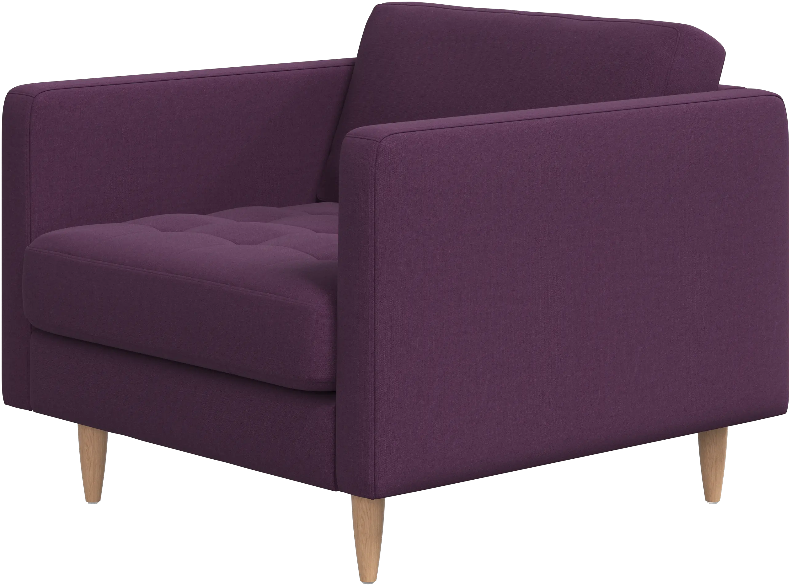 Osaka chair, tufted seat