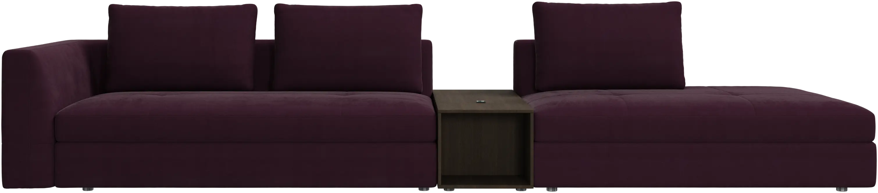 Bergamo 3-seater lounge sofa with storage