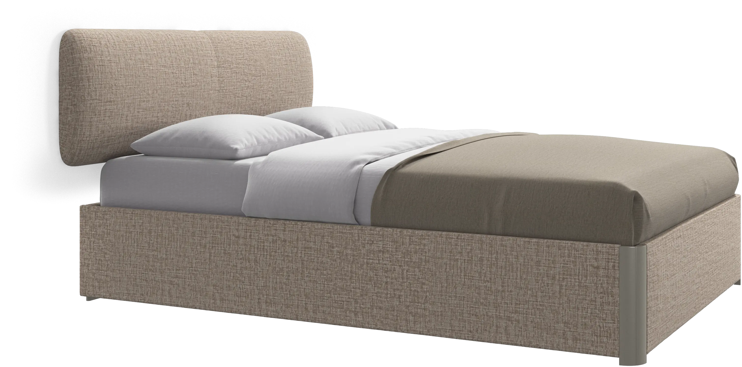 Element bed, wall-mounted headboard, without slats, excl. mattress