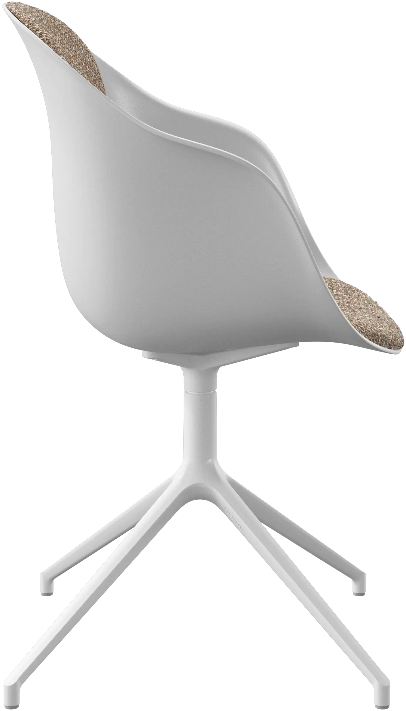 Chaise de salle à manger Adelaide avec fonction pivotante.