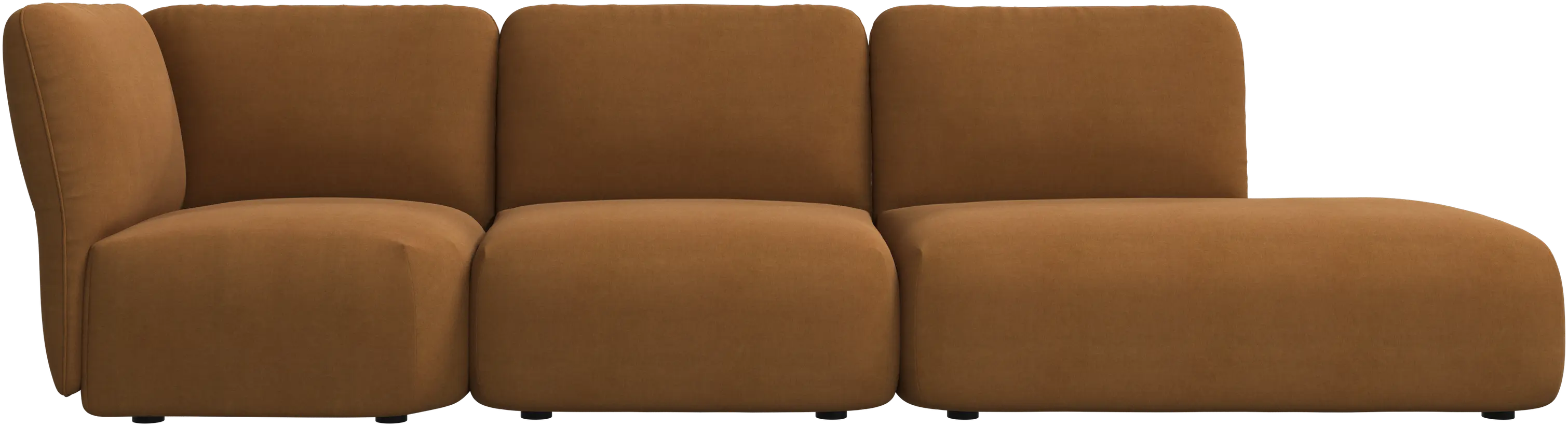 Paraggi sofa with lounging unit left