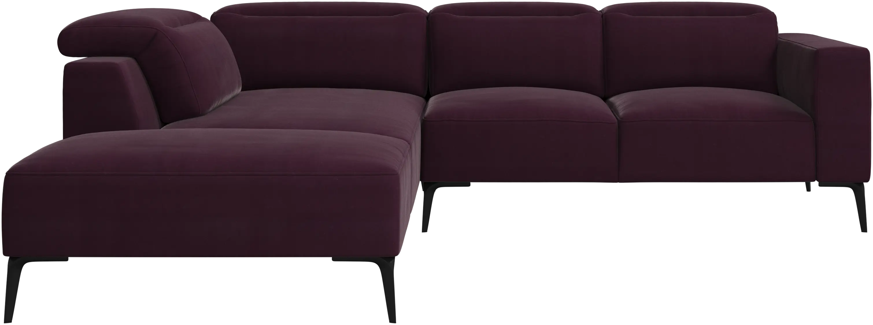 Zürich corner sofa with lounging unit