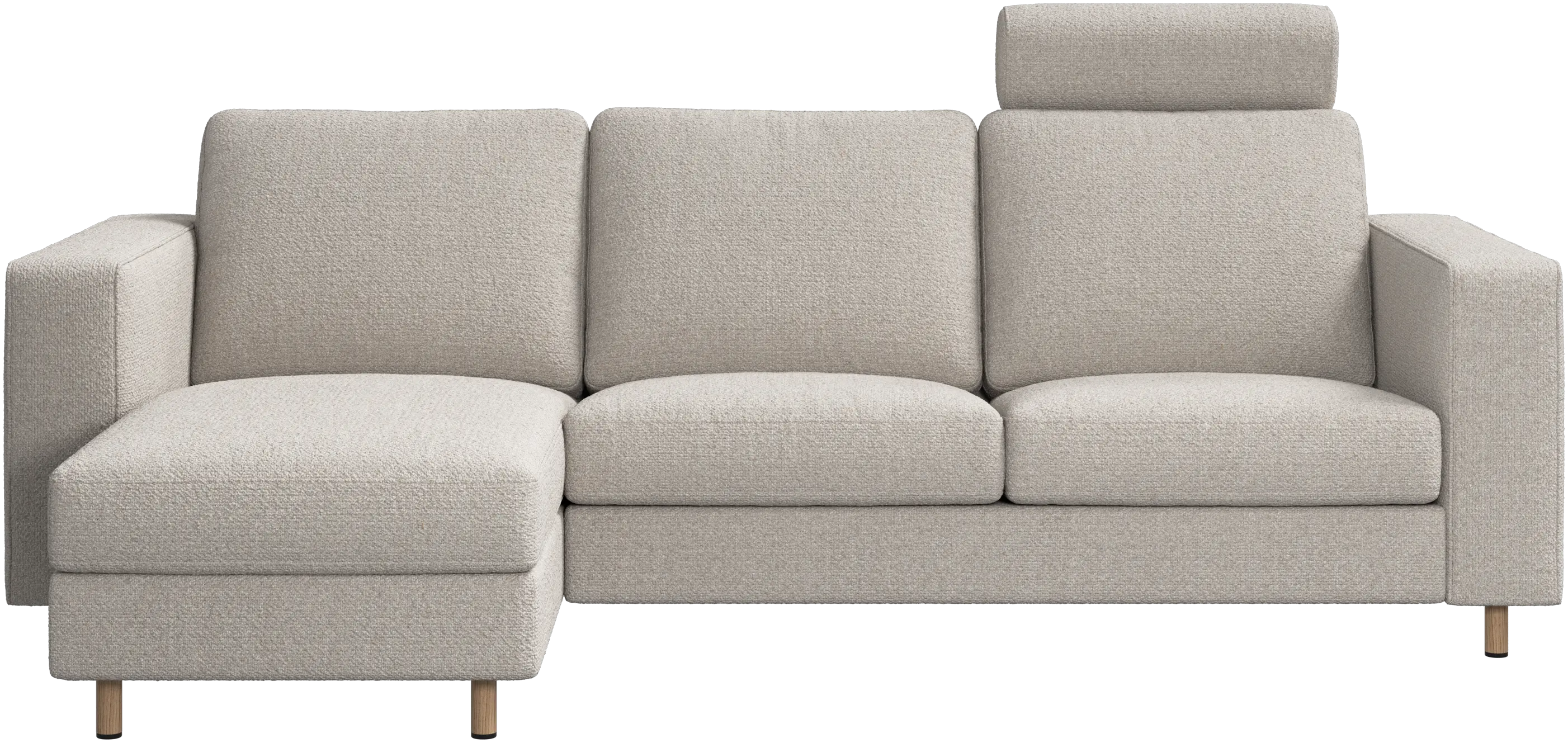 Indivi sofa with chaise longue left