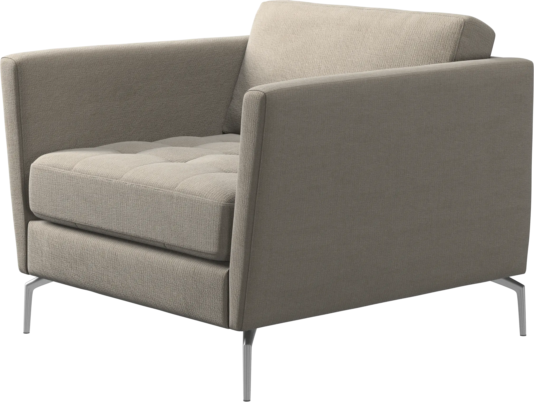 Osaka chair, tufted seat